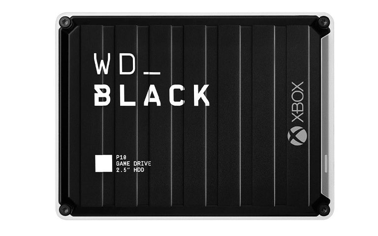 Xbox logolu siyah WD Black P10 Game Drive 2.5 inç harici oyun diski